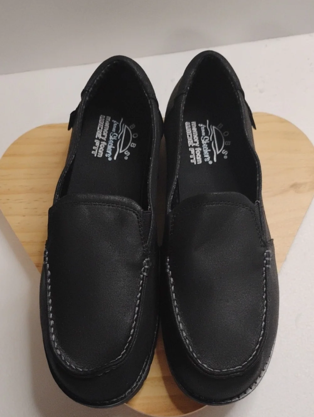 Skechers Men's Black Slip-On Casual Loafers